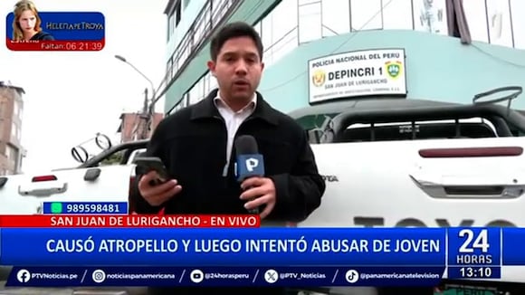 TROME | San Juan de Lurigancho: Taxista que arrolló a trabajadora de limpieza pública intentó abusar de pasajera (24 Horas)