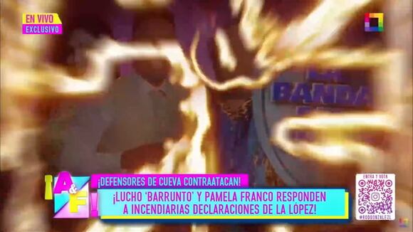 TROME | Pamela López siente temor de Lucho Barrunto (Amor y Fuego)