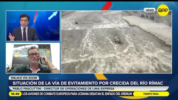 Incremento Del Caudal Del Río Rímac Provoca Filtraciones En Vía Evitamiento