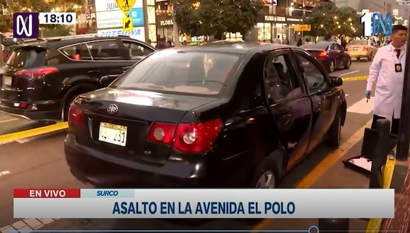 Surco: Una espectacular balacera se registró por inmediaciones de la Embajada de Estados Unidos y el centro comercial El Polo.