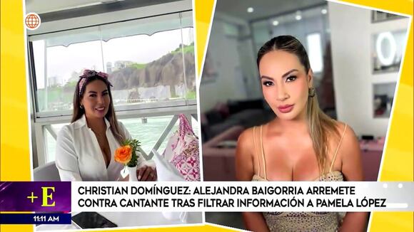 Alejandra Baigorria se pronuncia en 'más espectáculos'