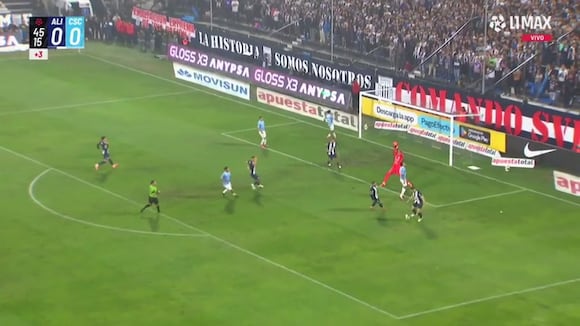 TROME | Christofer Gonzales se falla ocasión en el Sporting Cristal vs. Alianza Lima (L1 MAX)