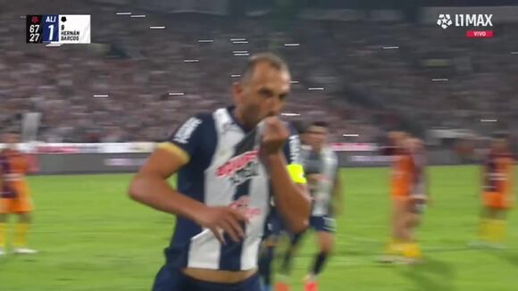 Gol de Hernán Barcos para el 1-0 de Alianza Lima vs. Los Chankas por la Liga 1 2025 (Video: Liga 1 MAX).