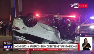 200 fallecidos por accidentes de tránsito en Lima Metropolitana en lo que va del año