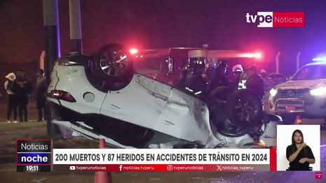 200 fallecidos por accidentes de tránsito en Lima Metropolitana en lo que va del año