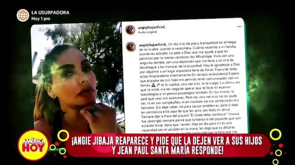 Angie Jibaja y Jean Paul en nueva polémica