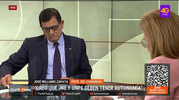 JOSÉ WILLIAMS SOBRE BLINDAJE A ‘MOCHASUELDOS’: “CREO QUE EL MENSAJE ES PÉSIMO”