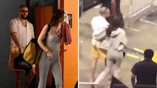 ¿Nuevamente juntos? Bad Bunny y Kendall Jenner son vistos saliendo de un hotel en Miami