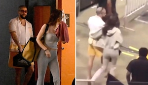 ¿Nuevamente juntos? Bad Bunny y Kendall Jenner son vistos saliendo de un hotel en Miami