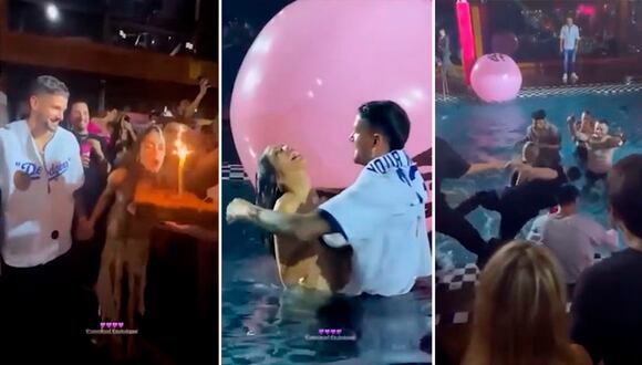 Tini Stoessel: La desatada fiesta de cumpleaños que terminó con De Paul y la cantante en la piscina