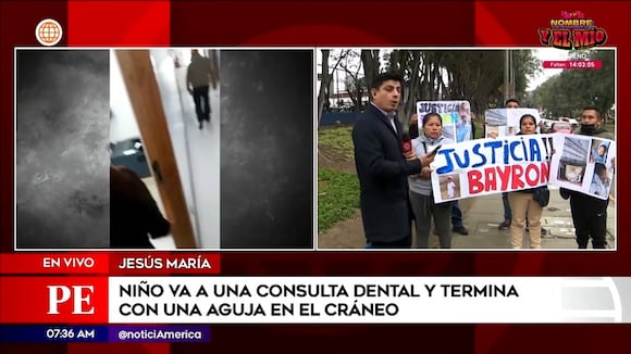 Familia pide urgente operación para niño que terminó con una aguja en el cráneo