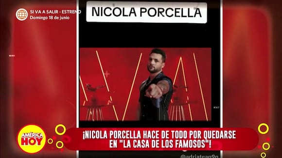 Nicola Porcella en reality internacional