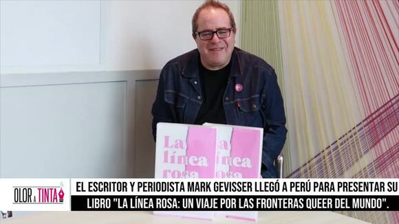 Mark Gevisser llegó a Perú para presentar su libro