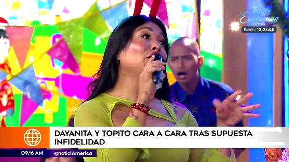 Dayanita y Topito se ven las caras en el 'Reventonazo'