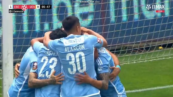 Martín Cauteruccio abre el marcador para Sporting Cristal ante César Vallejo. (Vídeo: Liga 1 MAX).