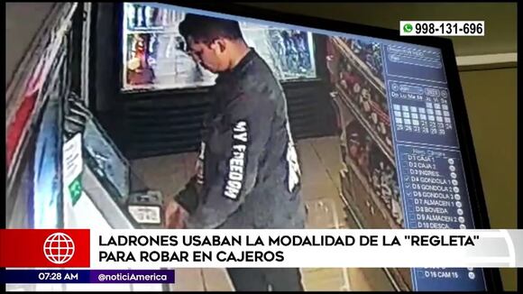 Robo en cajeros automáticos