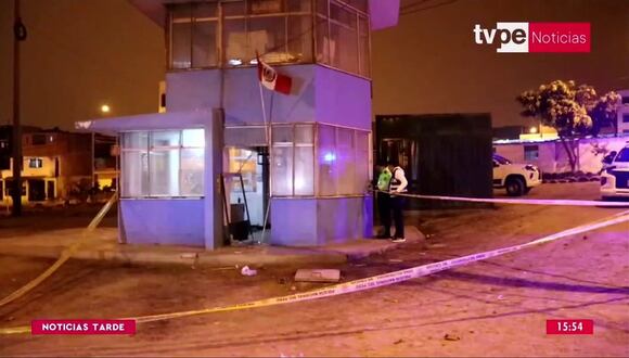 Comas: Lanzan explosivo contra caseta de serenazgo