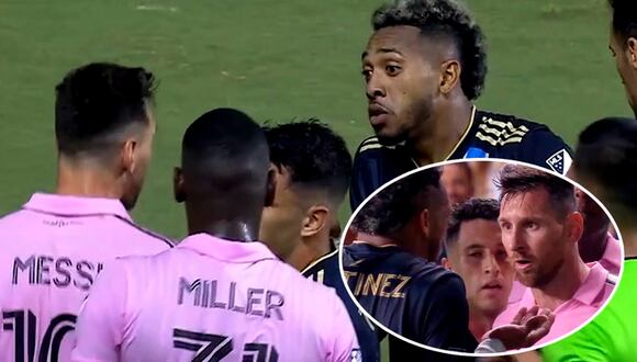 El tenso cruce de Lionel Messi con un rival por defender a su compañero de Inter Miami