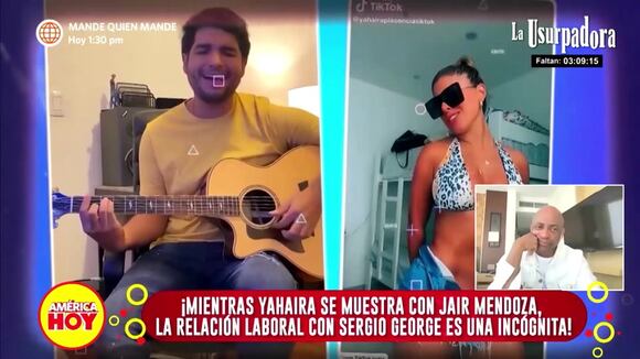 Yahaira Plasencia se muestra con Jair Mendoza