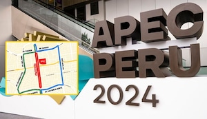Calles y avenidas cerradas por foro APEC 2024: ¿Cuáles son y desde cuándo?