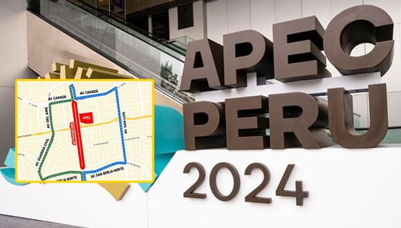 Estas son las calles y avenidas que será cerradas temporalmente por el foro APEC