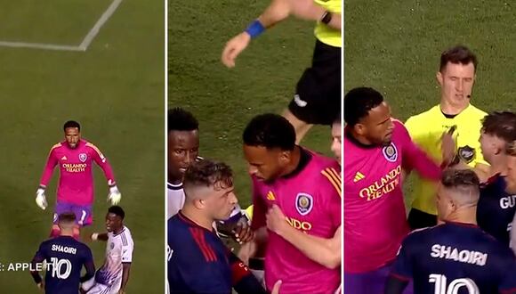 Pedro Gallese y su fuerte cruce con Shaqiri en el Orlando City vs. Chicago Fire