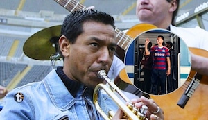 Nolberto Solano tocó la trompeta en presentación de camiseta de Newcastle United