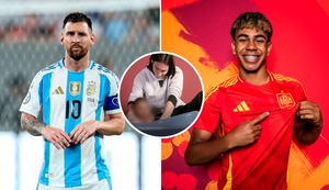 Sale a la luz inédita foto entre Lionel Messi y Lamine Yamal en el 2007