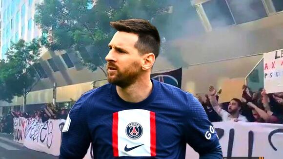 Lionel Messi pasa su peor etapa con los hinchas de PSG (video: YouTube)
