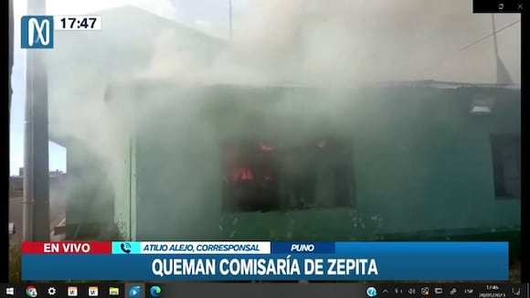 TROME | Incendian comisaría de Zepita en Puno (Canal N)