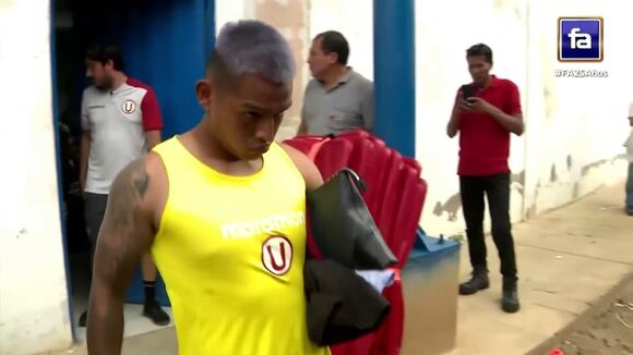 Jugadores de Universitaro mostraron su molestia tras perder ante Unión Comercio