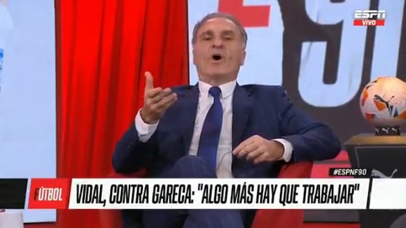 Óscar Ruggeri se calentó con Arturo Vidal por ofensa a Ricardo Gareca (Video ESPN)