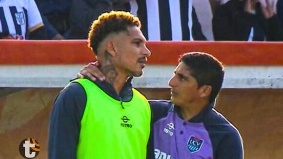Paolo Guerrero en el momento en que se negaría a ingresar al campo pese a pedido de 'Chicho' Salas (Video: L1 MAX)