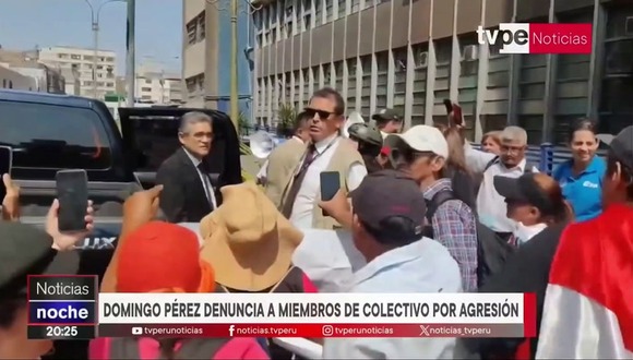 Domingo Pérez denuncia a miembros de colectivo por agresión