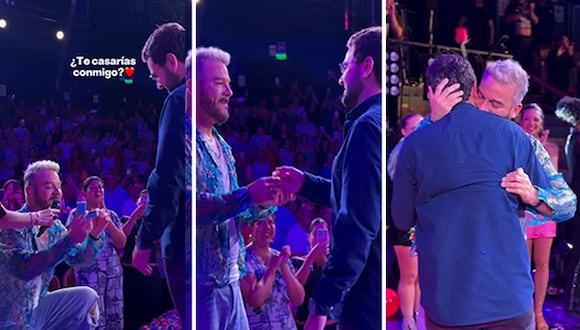 Adolfo Aguilar le pidió matrimonio a su pareja José Antonio Ortiz: Así fue la emotiva escena
