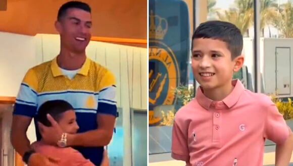 Cristiano Ronaldo y su noble gesto con pequeño hincha