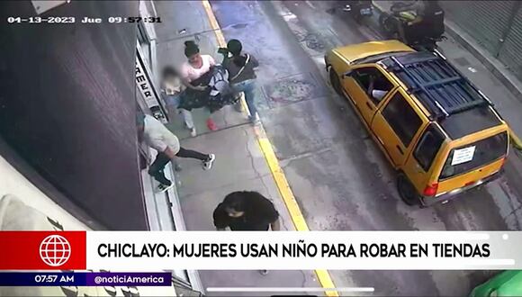 Trome | Delincuentes usan a niña para robar en Chiclayo