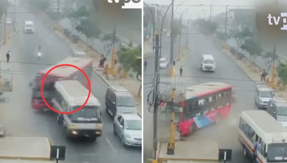 Comas: así fue el choque de dos buses que dejó al menos quince heridos