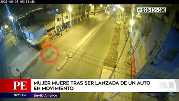 Mujer fallece tras ser lanzada de un auto
