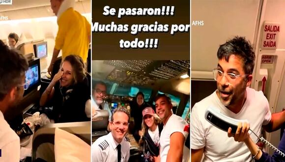 Renzo Schuller preparó romántica sorpresa a su esposa a bordo de un avión por sus 10 años de casados