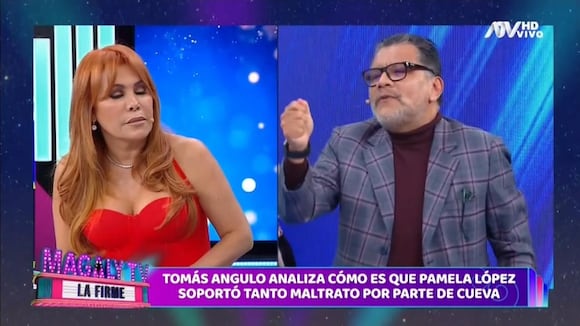 TROME - Magaly se pelea EN VIVO con el dr. Angulo por llamar maltratadora a Pamela López