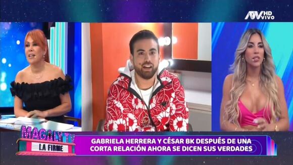 TROME - Gaby Herrera y César BK cara a cara y él la echa tras revelar por qué terminaron: “Eso quieres decir... bueno pues”
