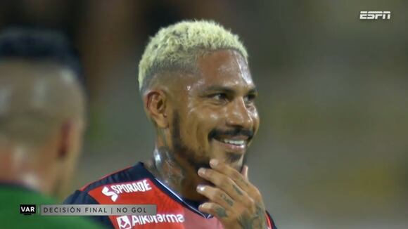 Gol anulado de Paolo Guerrero que pudo ser el 1-0 de César Vallejo vs. Sport Huancayo. (Video: ESPN)