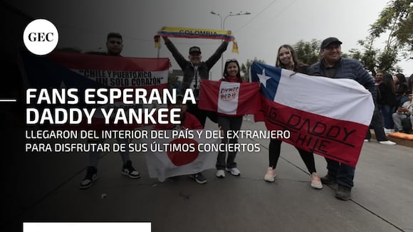 Daddy Yankee en Lima: fanáticos peruanos y extranjeros hacen colas a las afueras del estadio nacional