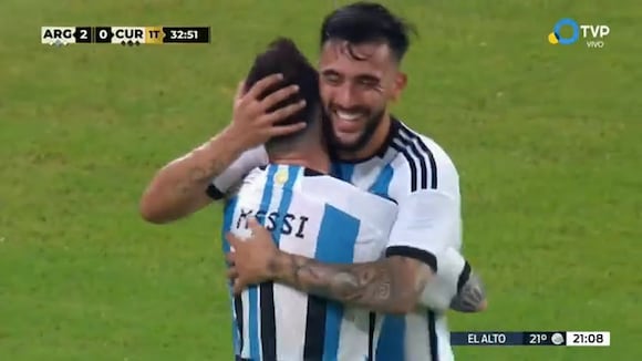 Lionel Messi anotó el 3-0 de Argentina vs. Curazao. (Video: TV Pública)