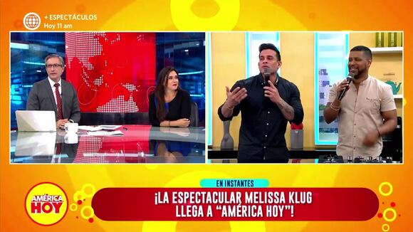 Valeria Piazza llega tarde al set de 'América hoy'