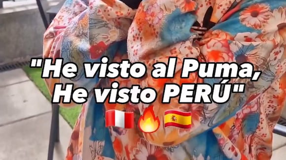TROME - Peruana se emociona hasta las lágrimas al ver al ‘Puma’ Carranza en Madrid: “He visto el Perú”