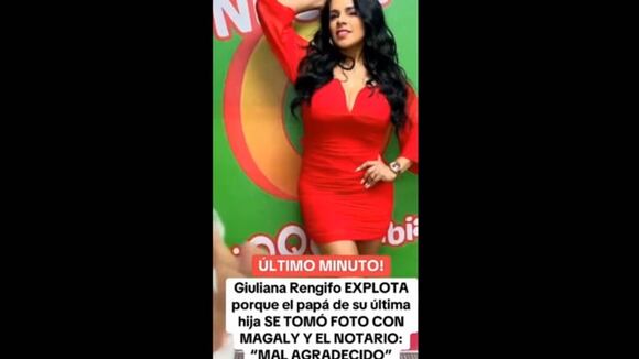 TROME - Giuliana Rengifo arremete contra el padre de su hija por tomarse foto con Magaly y Alfredo Zambrano
