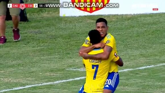 Joao Grimaldo asistió a Washington Corozo para el 2-2 de Sporting Cristal vs. Atlético Grau. (Video: Liga 1 Max)