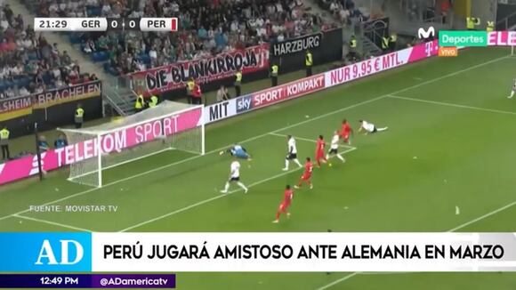 Perú volverá a jugar contra Alemania